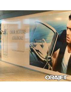 Vinilo ORAJET 3162 REMOVIBLE para la publicidad en exteriores a corto y medio plazo