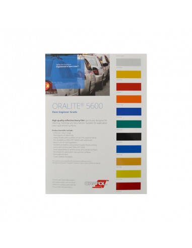 Carta de colores ORALITE 5600
