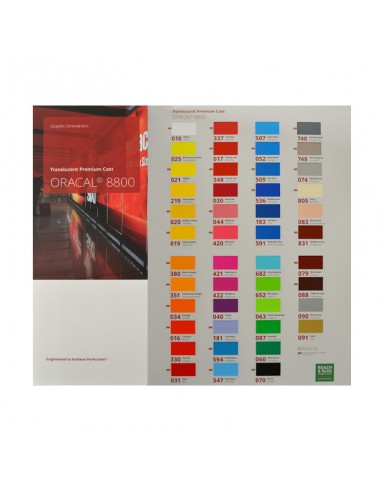 Carta de colores ORACAL 8800