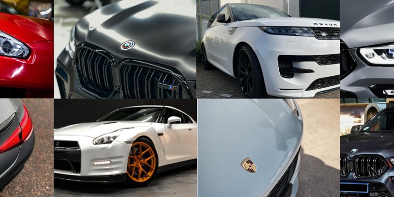 8 colores más usados de vinilo ORACAL 970RA para rotular un coche