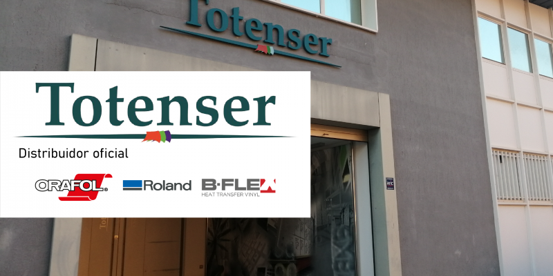 Totenser, distribuidor oficial de Orafol para España, Roland DG Iberia y B-Flex
